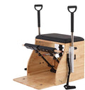 Pilates Stability Chair, Separate Footrest and Handles, Multi-Functional Combination Pilates Equipment, Suitable for Home and Studio Use.