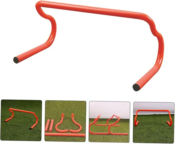 Yardwe 3pcs Adjustable Hurdles Set for Soccer Basketball and Football Training Portable Detachable Agility Equipment for Speed and Agility Drills Lightweight and Compact Design