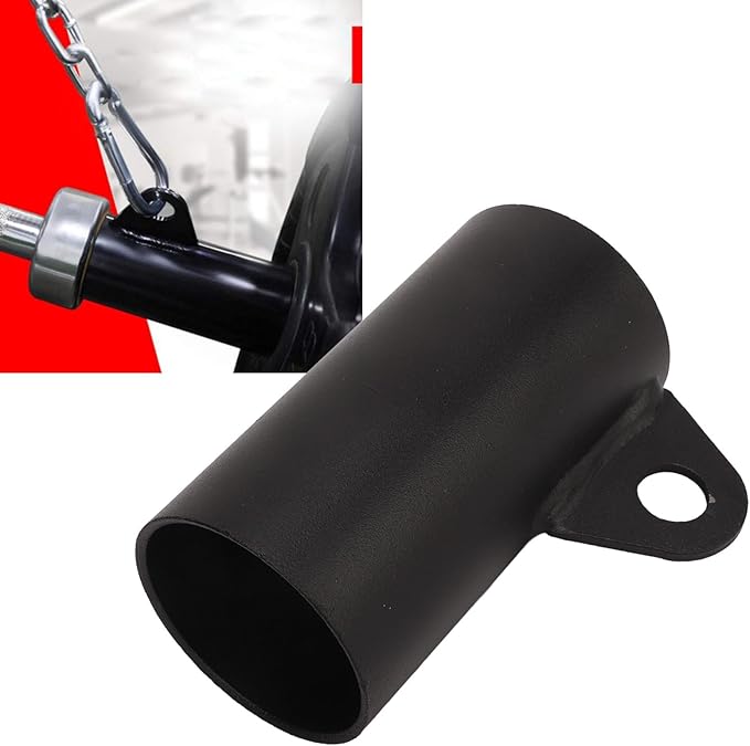 T Bar Row Handle Landmine Attachment, Barbell Row Platform with Chain for Bent Over Row, Home Gym Strength Training Equipment for Back and Core Workout