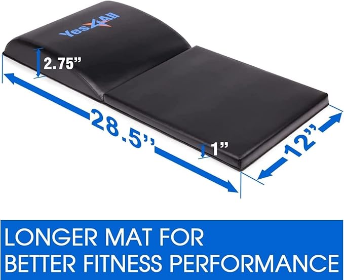 Yes4All Abdominal Exercise Pads, Foldable Ab Workout Equipment for Home Gym Core Training & Back Stretching, Sit Up Mat for Floor Exercises
