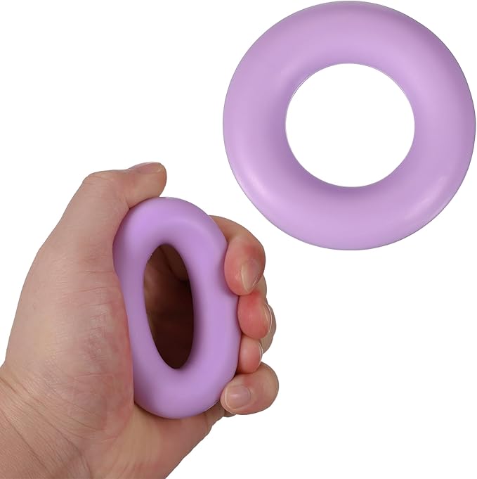 Grip Strength Trainer Rings, Portable Hand Grip Strengthener Finger Forearm Strengthener - Fitting for (Athletes/Rock Climbing/Workout/Fitness)