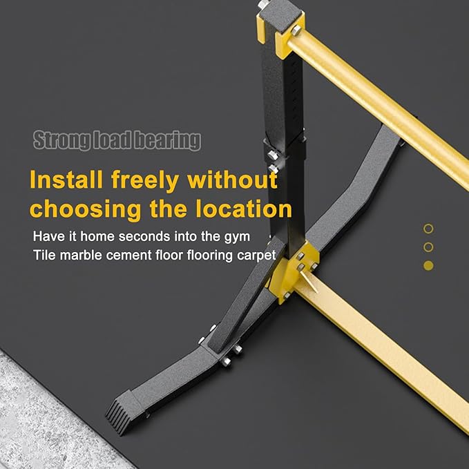 Pull Up Bar Station Freestanding Power Tower Station for Home Gym 400LBS 11 Gears Height Adjustable from 63" to 85", For the Whole Family Strength Training Workout Black