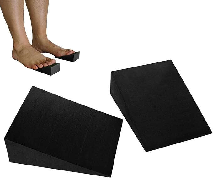 Yoga Foam Wedge - Portable Foam Yoga Wedge Stretching Equipment | Supportive Yoga Block | Back Support Foam Incline Slant Board for Leg, Calf, Ankle and Foot Stretching