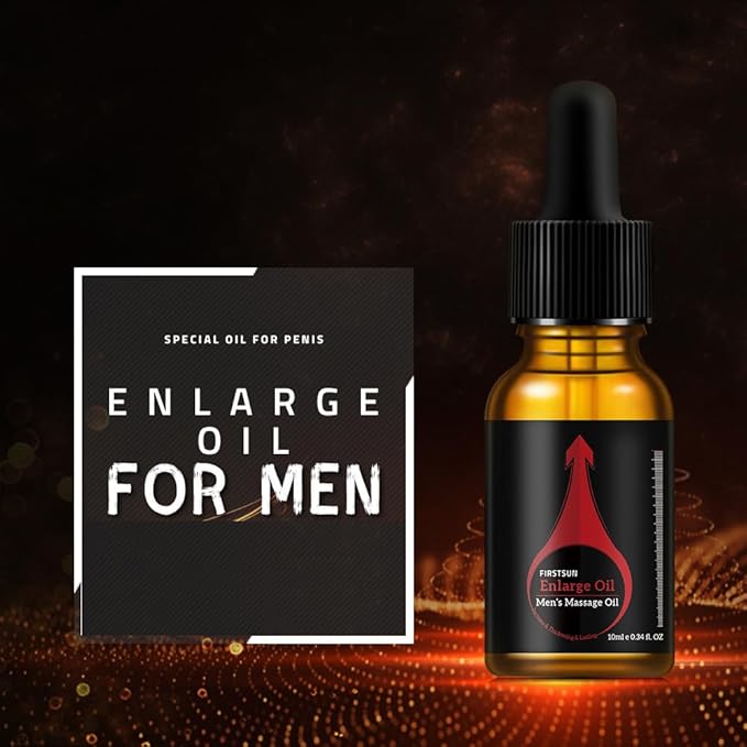 FirstSun Enlarge and Permanent Thickening Growth Men Energy Massage Essential Oil for Sex, Increase Dick Liquid for Health Care, Lateness Performance,Strength,Thicker (3 Packs)