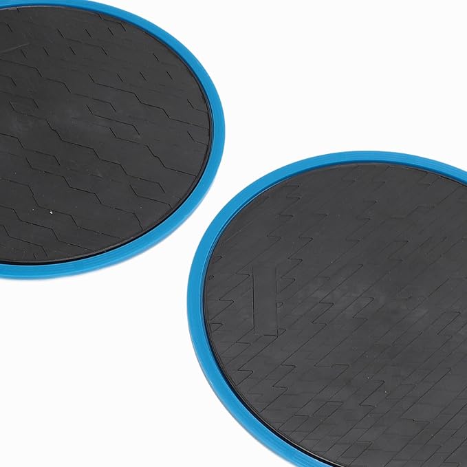 Dual Sided Core Sliders for Full Body Workout, 7 Inches 2 PCS, Portable ABS Fitness Equipment for Home Gym and Travel, Build Functional Core Strength