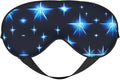 Cartoon Blue Star Head-Mounted Double-Sided Light-Blocking Sleeping Eye mask to Protect Eyes and Relieve Eye Fatigue