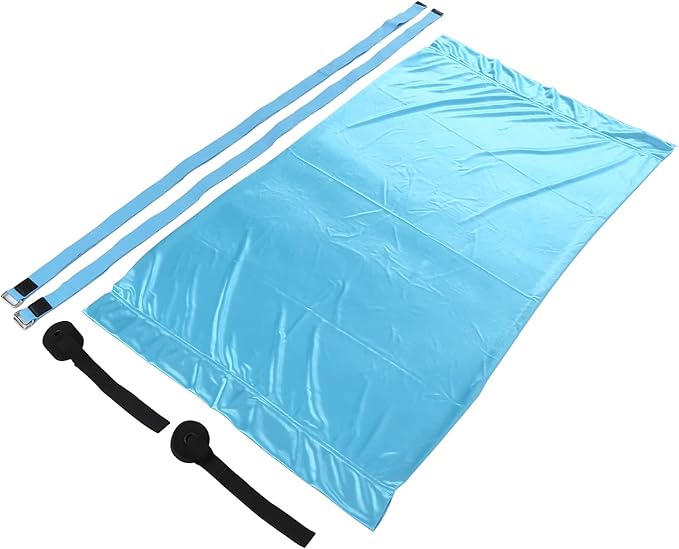 Premium Aerial Hammock Yoga Swing Kit Yoga Hammock Handstand Split Leg Stretchable Training Portable Elastic Aerial Hammock for Home Sky Blue(Blue)