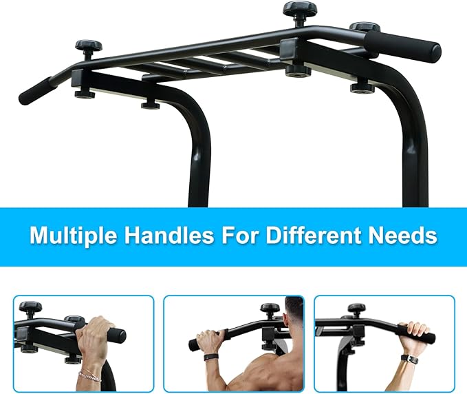 Power Tower Pull Up Bar Station Dip Bars Fitness for Home Gym Strength Training Fitness Equipment
