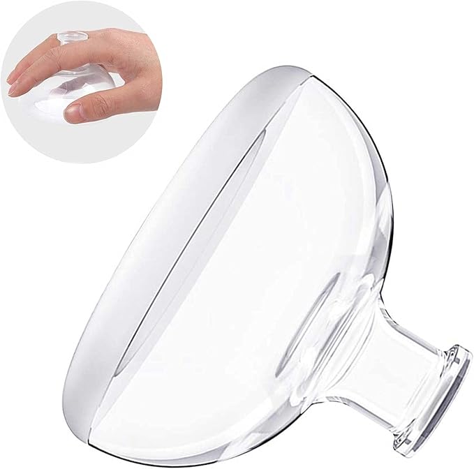 Fanwer Palm Chest Percussion Cup - Chest Physical Therapy Aids(CPT), Mucus Removal Device, Helps to Break up Mucus by Percussion and Postural Drainage, Professional Palm Sputum Remover