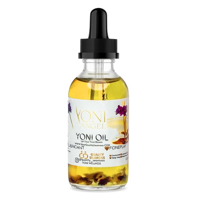 USA Made Yoni Oil, Mint Fresh Feminine Care Oil, Reduces Odor, Restores pH Balance, All Natural, Herbal Yoni Blend with Tea Tree Oil, Mint, Lemongrass, Jasmine & Chamomile Oils, 2 oz