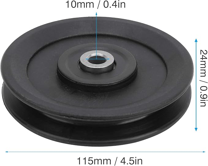 10Pcs Exercise Equipment Bearing Pulley Set, Exercise Strength Training Fitness Lifting Equipment Attachments