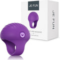 Portable Finger Massage Ball, Multifunctional Waterproof Rechargeable Mini Massage Tool (Violet)