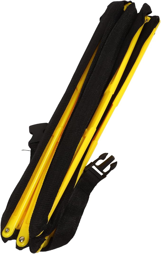Hapivida Speed Agility Training Ladder 2.6m Fixed Agility Ladder, Football Basketball Training Equipment with Carry Bag for Sports Fitness and Athletic Drills