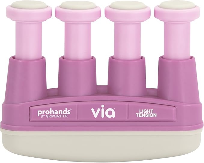 Prohands VIA Hand Exerciser, Finger Exerciser (Hand Grip Strengthener), Spring-Loaded, Finger-Piston System, Isolate and Exercise Each Finger