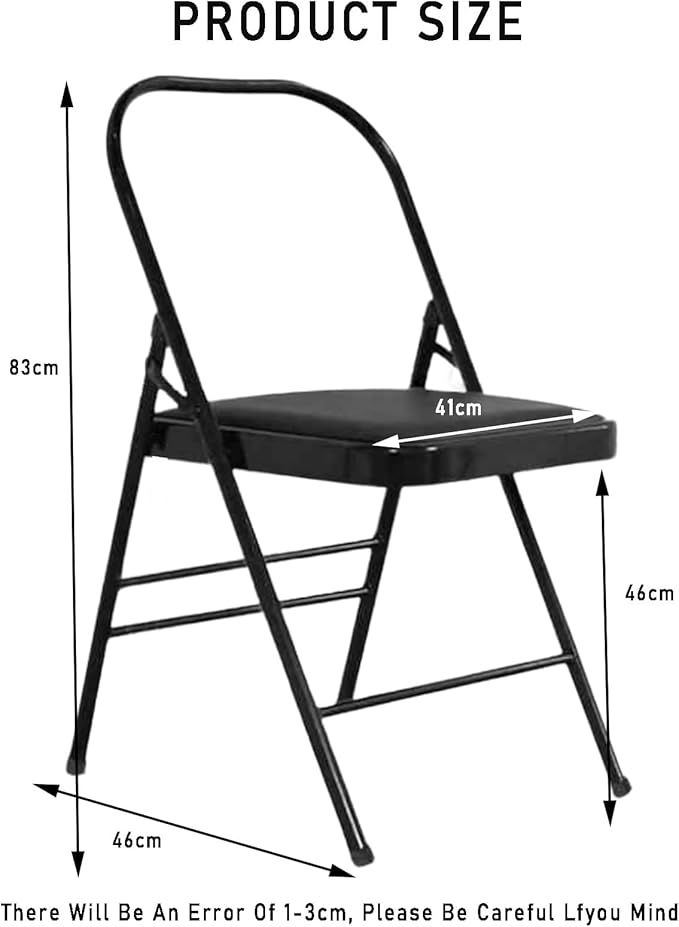Yoga Chair,Foldable for Balance Training, Assist Pilates,for Indoor and Outdoor Yoga Studio