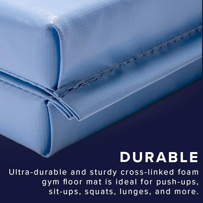 We Sell Mats Core Basic Personal Fitness & Exercise Mat - 2x6, 4x6, 4x8 - All Purpose Gym Mat for Home Workout, Yoga, Pilates, Stretches & Floor Exercises