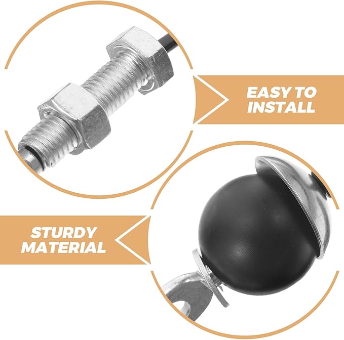 Fitness Steel Wire Rope Cable Pulley Replacement 5mm Thick 3 Meter Length with Limit Ball and Screw for Gym Cable Machine Workout Strength Training Equipment