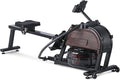 380 LBS Home Water Rowing Machine,Digital Monitor Tracks Workout Data, Ergonomic Seat Ensures Comfort,App-Enabled for Guided Training