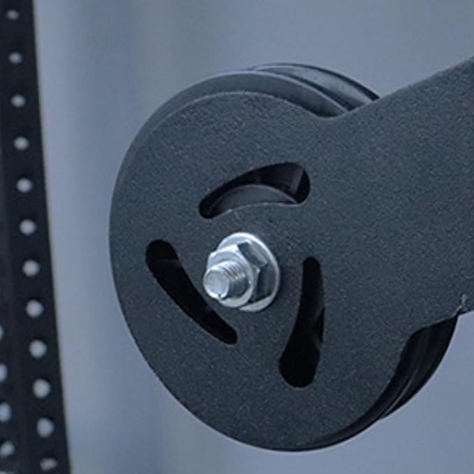 Yiju Gym Pulley DIY Fitness Attachment Heavy Duty Equipment Fixed Pulley Wheel Mounted for Strength Training Row Sport