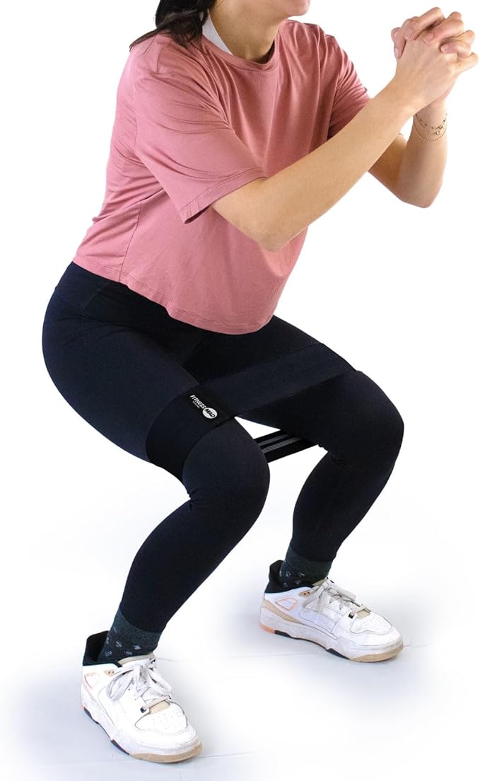 Fitness Mad Same Length Squat Bands | Individual Fabric Resistance band with Non-Slip interior | Great for Strength Training, Thighs Hips & Glutes