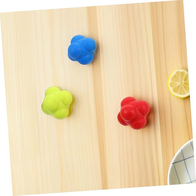 VICASKY 6pcs Agile Training Ball Hand Eye Coordination Training React Reflex Balls Ball Training Elastic Reaction Balls Reflex Training Tools Body Coordination Training