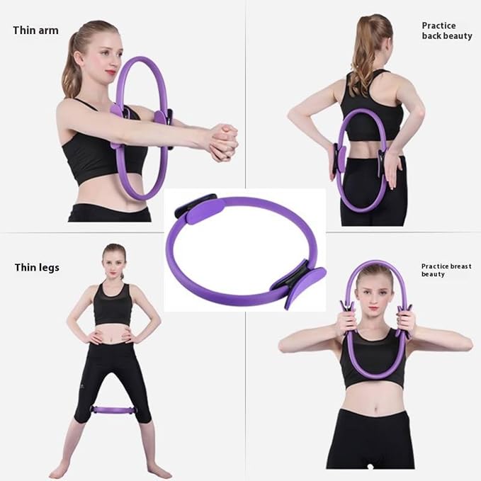 Women's Essential Pilates Set, Including 5 Accessories, Pilates Ring Boot Strap, Women's Yoga Set, and gluteal Yoga Ball Boot Strap