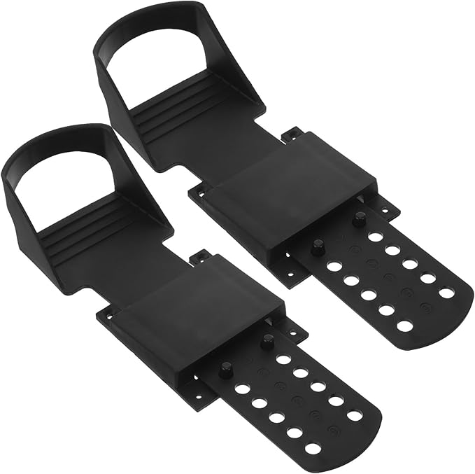 Foot Pedals for Rowing Machine 1 Pair Adjustable Rowing Machine Foot Holders Replacement Accessories for Home Gym Cardio Training