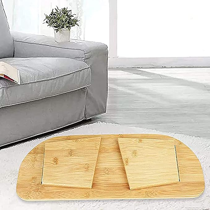 Kneeling Meditation Bench with Foldable Bamboo Meditation Bench Legs, Perfect Kneeling Stool Ergonomic Bamboo Yoga Bench, with Carrying Bag