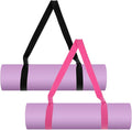 2 Packs Yoga Mat carrier, Yoga Mat Strap for Carrying Adjustable Yogas Strap Yogas Mats Holder Carrier Soft and Durable Suitable for Carrying Most Sizes of mats