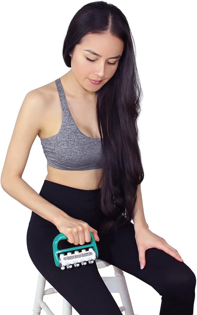 Coolife Fascia Release and Cellulite Remover Muscle Massage Roller, Mini Trigger Point Myofascial Deep Tissue Release Body Massager Tool for Men and Women