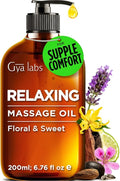 Gya Labs Relaxing Massage Oil - 6.76 Fl Oz - Massage Oil For Deep Relaxation And Daily Wellness - Fast-Absorbing And Non-Greasy Formula, Non-Gmo And Cruelty-Free