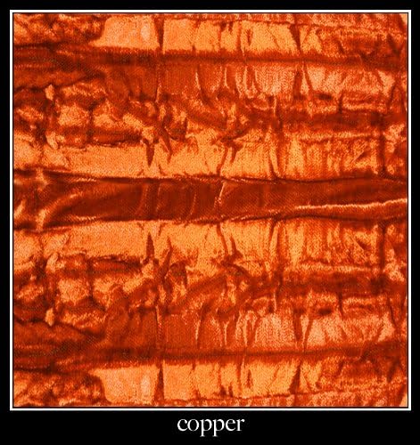 Handmade Opulence Yoga Eye Pillow - Weighted Flaxseed Fill, Unscented, Satin & Velvet, Adjustable Strap - Ideal for Meditation & Restful Sleep - Copper - TEMF-CP