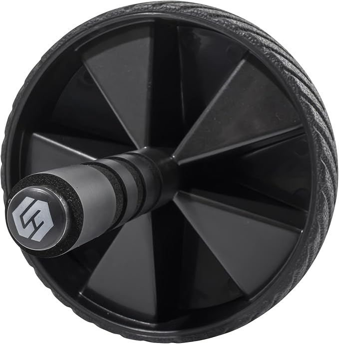 Skelcore Ab Wheel Roller for Core Strength – Non-Slip Handles Exercise Roller for Abs, Portable Fitness Equipment for Home Gym – Ideal for Men & Women