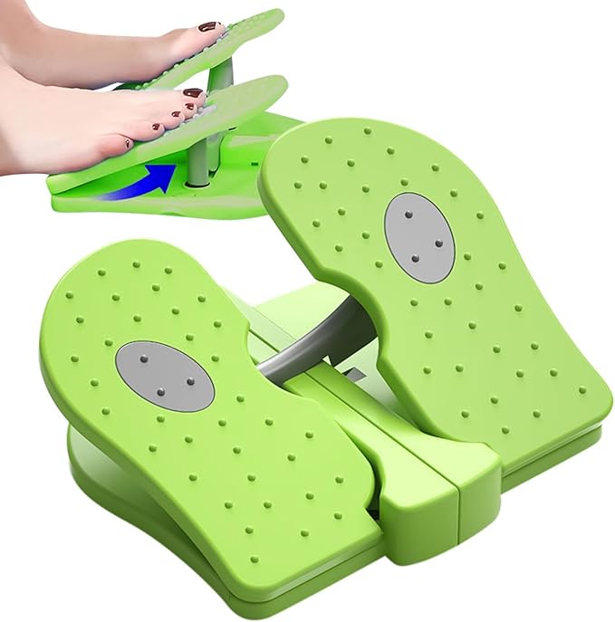 Foldable Stepper for Under Desk, Small Stepper Portable Foot Pedal Exercise Machine, Simple Leg Exerciser While Sitting, Help Leg Muscles Training