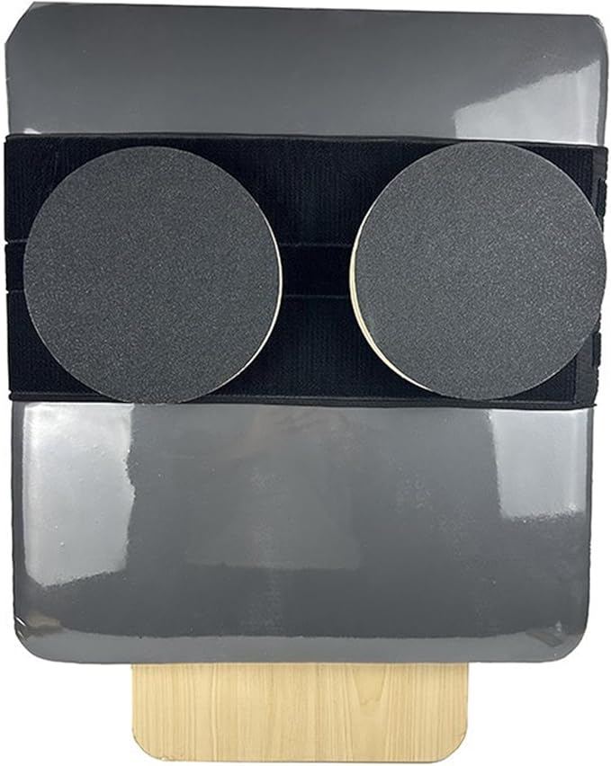 Rotating Discs Twisting Board for Pilates Reformers - Wooden Rotator Discs for Core Training, Balance Exercise, Physical Therapy, Compact 7.87x5.91x3.15 inch