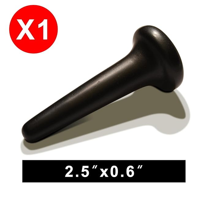 Master Massage TitanGrip Basalt Nail Shape Hot Stone – Therapeutic Tool for Deep Tissue, Trigger Point, and Acupressure Massage for Relaxation and Reflexology (1 Piece)