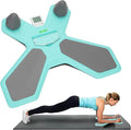 Balance Board for Core Trainer, Plank Board for 360° Tilt & Twist Design, Multi-Functional Handles, Phone Holder & Maze Game, Elbow Pad, Fluorescent Green