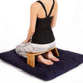 Bamboo Kneeling Meditation Bench, The Original Kneeling Stool, Folding Portable Design for Outdoor use & Travel