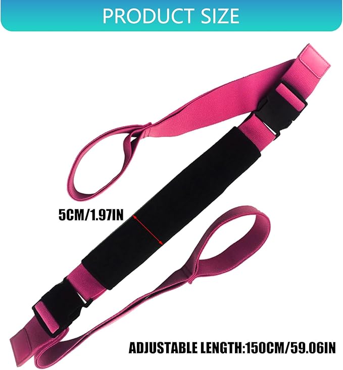 Pilates Elastic Stretch Band Stretching Resistance Strap Exercise Pull for Physical Therapies and Strength Training Yoga Exer