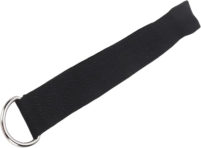 Pilates Straps, Cotton Strap with Neoprene and D Buckle, Double Loop for Home Gym Fitness Workout, Textured Surface Enhances Grip, Soft Inner Lining for Comfort