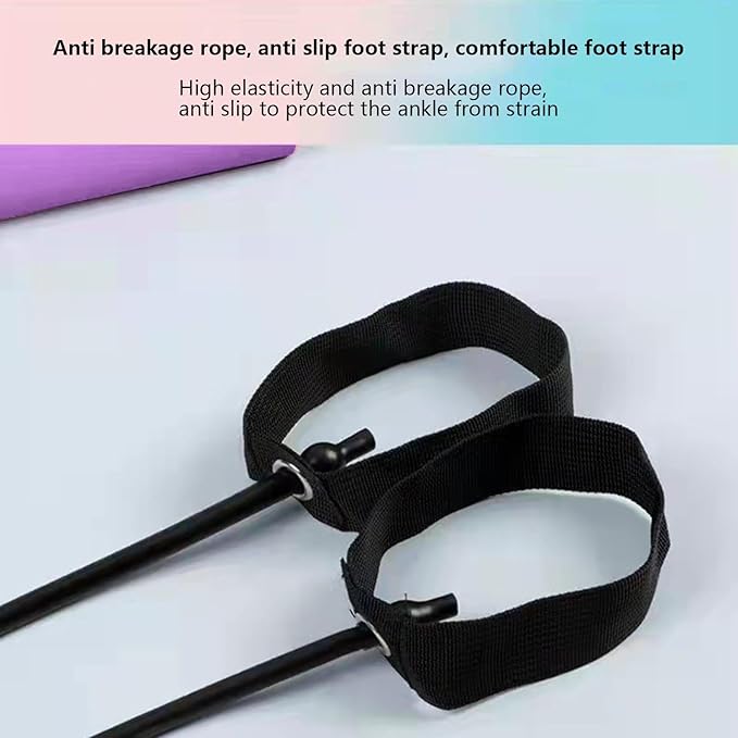 Pilates Sculpting Bar - Pilates Bar Kit, Elastic Fusion Bar Pilates Stretch | Easy Installation Pilates Resistance Bar, Multifunctional Pilates Training Bar, Portable Fitness Supplies for Yoga