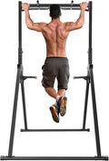Triangular Pull Up Station,Freestanding Pull Up Bar for Home Gym Strength Training Equipment with Anti-slip Knobs,440.92lbs Load-bearing Foldable Power Tower,Adjustable Height Exercise Equipment