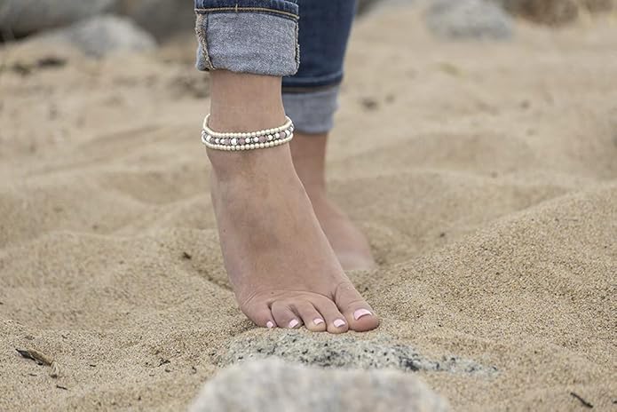 Multi-Color Magnetic Therapy Stretch Anklet