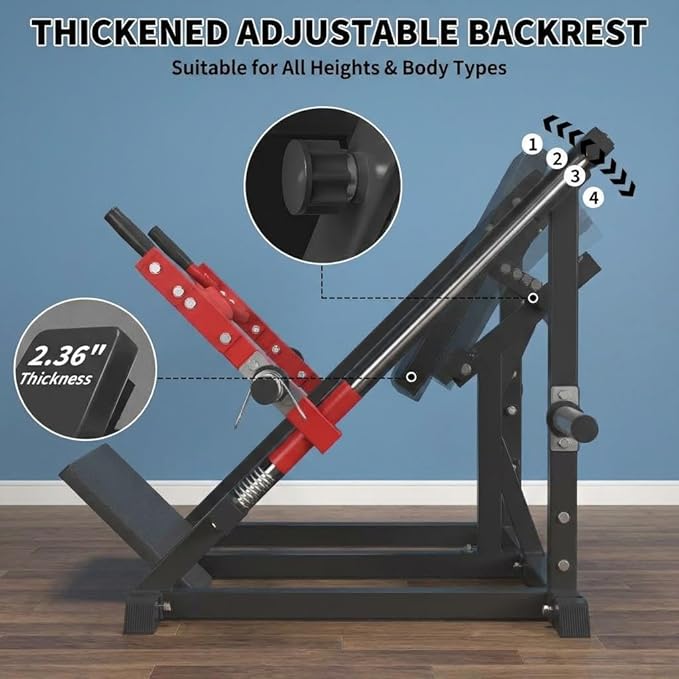 Linear Row Machine for Home Gym, Back Row Machine with Linear Bearing - Plate Loaded Seated Row Machine Protects Lower Back,Back & LAT Training Equipment, Gym Equipment for Small Spaces(NO Weights)