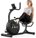 OWLSKY Recumbent Exercise Bike for Home Gym, Magnetic Stationary Bike with 16-Level Resistance, Quiet 15LBS Flywheel, 300LBS Capacity, Low-Impact Cardio & Physical Therapy