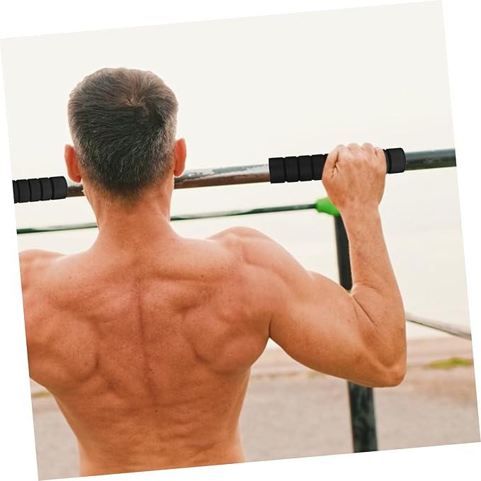 POPETPOP 3Pcs Pull-up Bar Grip Pads Anti-Slip Sponge Sleeve for Portable Bar Strength Training Equipment
