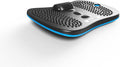 Serenelife Wooden Anti Fatigue Mat - Ergonomic Natural Hardwood Wobble Balance Board with Ergonomic Design Comfort Floor Mat for Standing Desks, Fitness Workout For Home, Therapy, Black