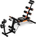 Ab Machine, Adjustable Ab Workout Equipment at Home Gym, Foldable Ab Trainer Machine for Core Strength Training with LCD Display
