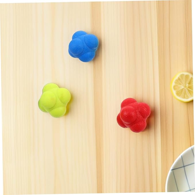 Kisangel 6pcs Reflex Training Balls Set Agility Coordination and Reaction Speed Training for Kids and Adults Indoor Sports Equipment for Hand Eye Coordination and Fitness