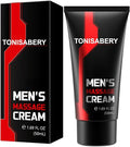 Enlarge Men's Massage Cream, 1.69 fl oz (50mL), Black and Red, Gel Natural Enlargement Formula, Male Enhancement Oil for Men, Body Oil-Gel for Private Part, Men's Re-Vitalize Enlargement Cream
